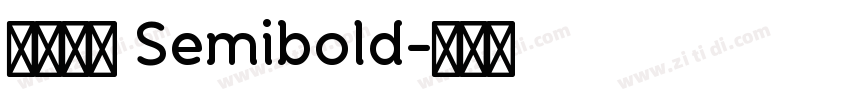 微软雅黑 Semibold字体转换